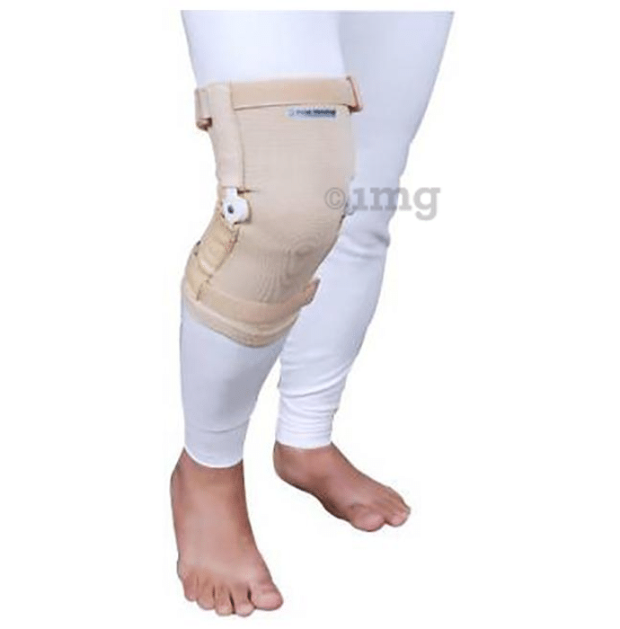 Hiakan International Hinged Knee Cap XL Beige