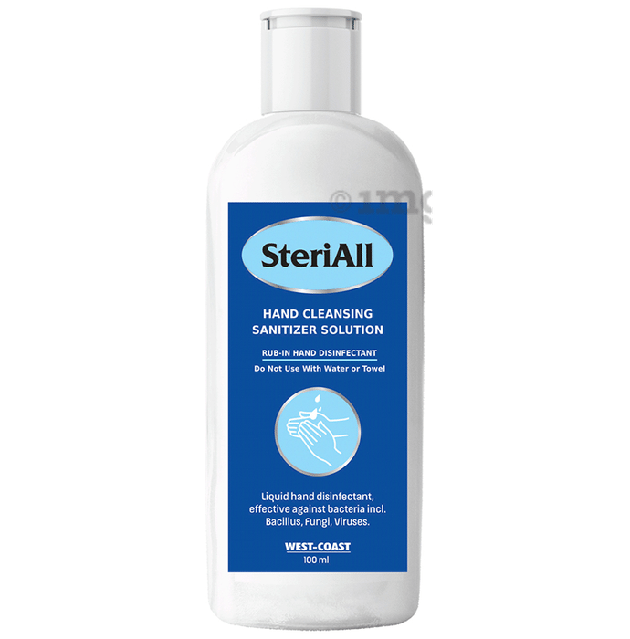 SteriAll Hand Cleansing Sanitizer Solution (100ml Each)