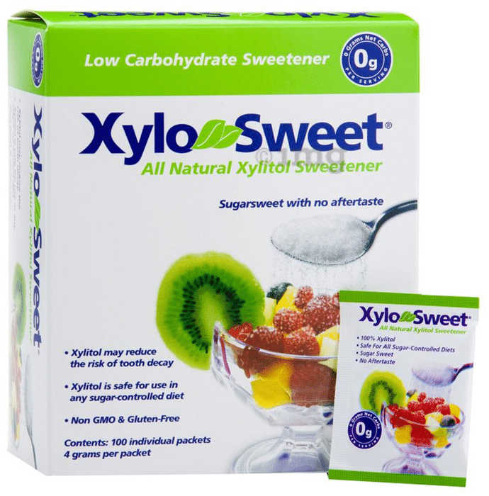 Xlear XyloSweet Xylitol Natural Sugarfree Sweetener Sachet (4gm Each)