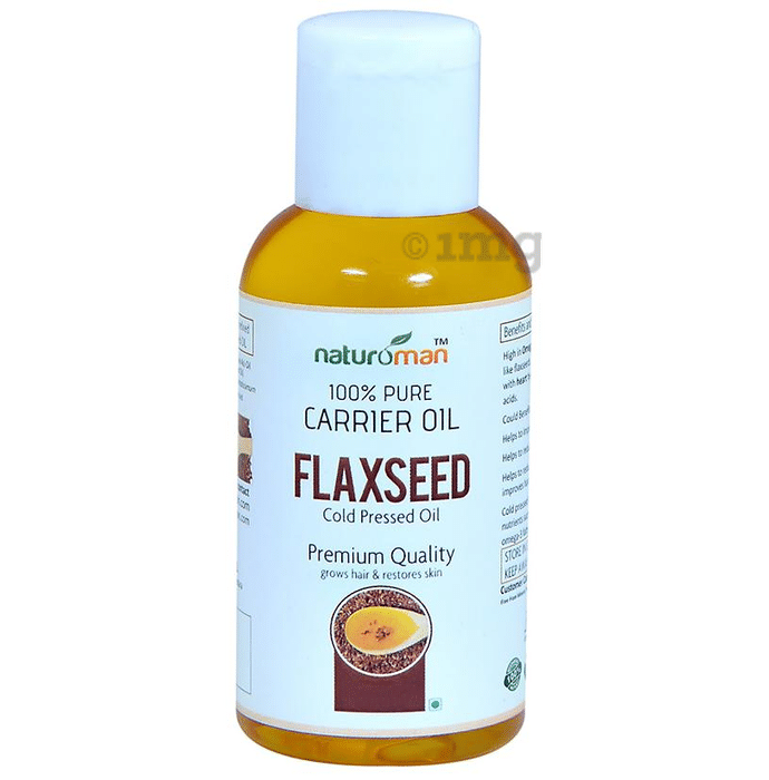 Naturoman 100% Pure Flaxseed Cold Pressed Oil