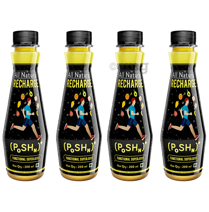 Poshn All Natural Juice Recharge Pack of 4