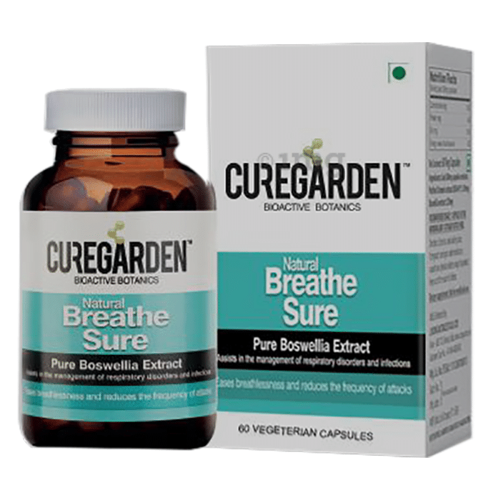 Curegarden Natural Breathe Sure Vegeterian Capsules