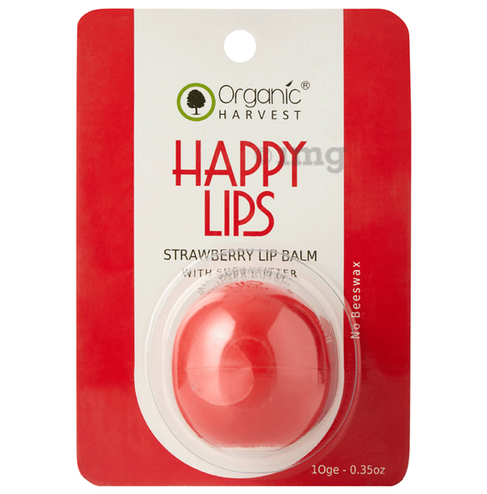 Organic Harvest Happy Lips Color Lip Balm Strawberry