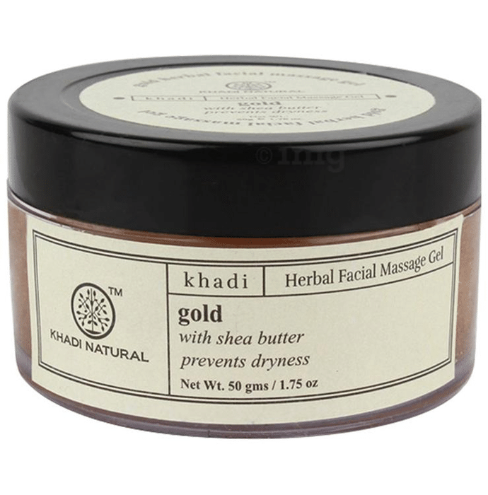 Khadi Naturals Ayurvedic Gold Facial Massage Gel