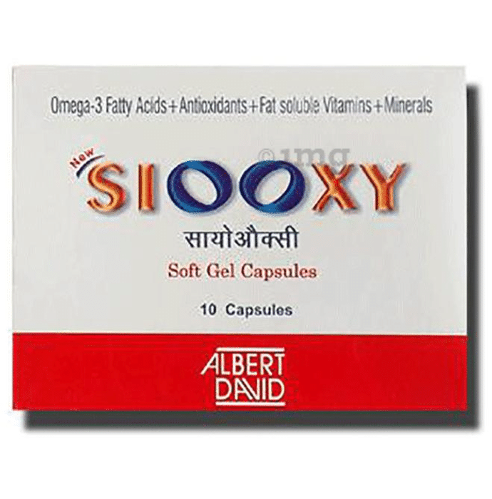 Siooxy Soft Gelatin Capsule