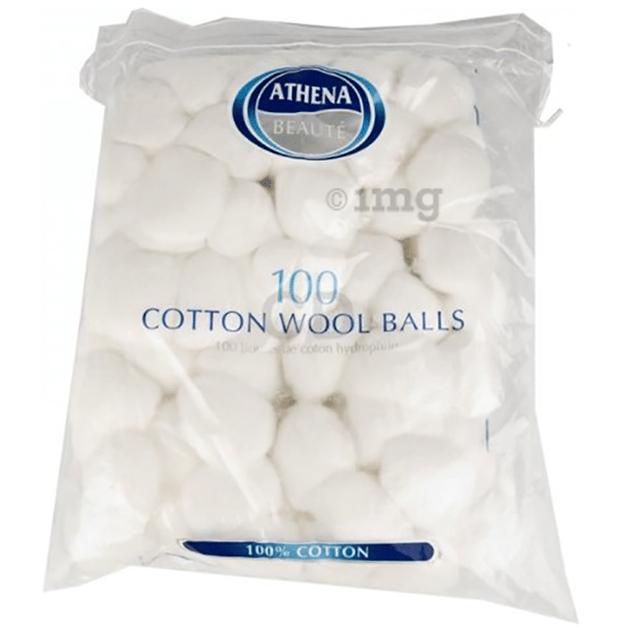 Athena Cotton Wool Balls White