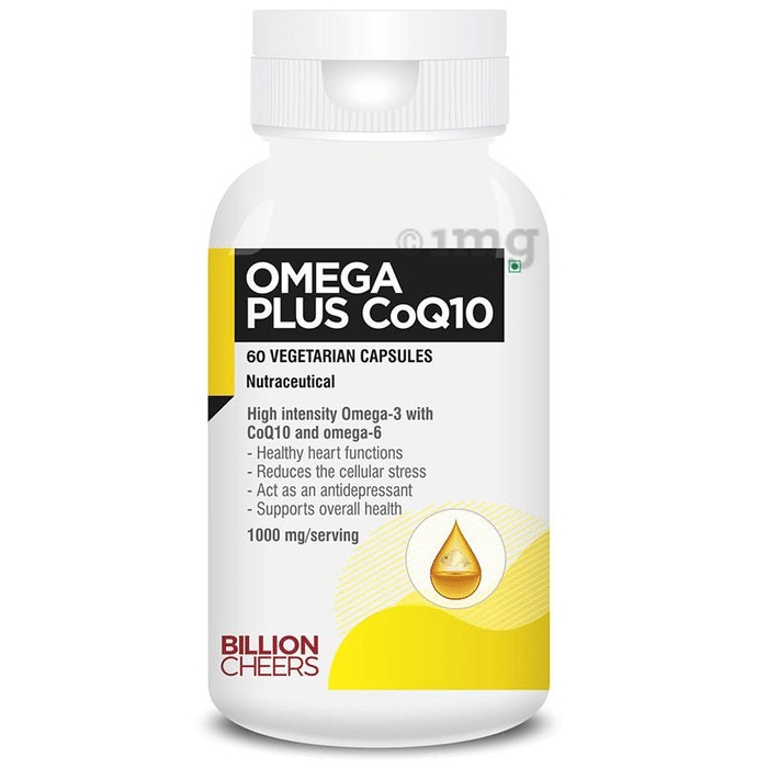 Billion Cheers Omega Plus CoQ10 Vegetarian Capsules