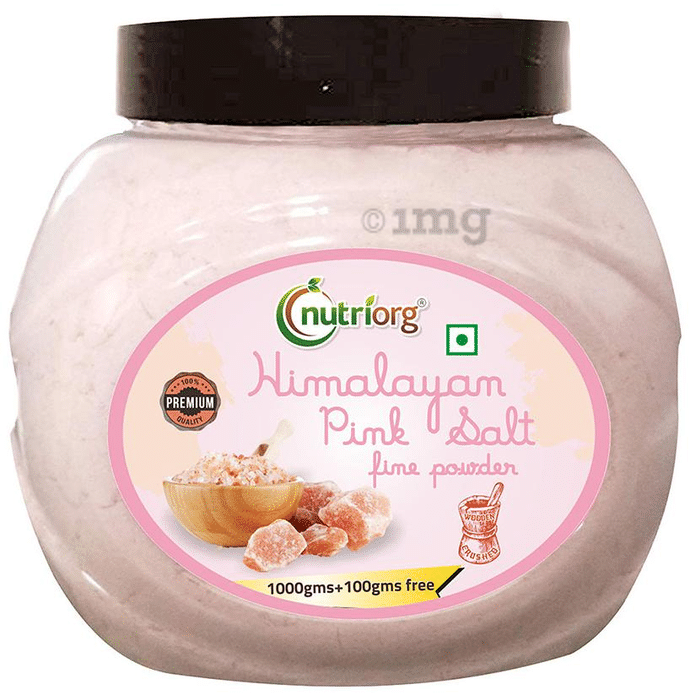 Nutriorg Himalayan Pink Salt Fine Powder