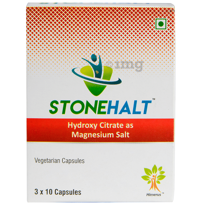 StoneHalt Vegetarian Capsules with Hydroxy Citrate as Magnesium Salt