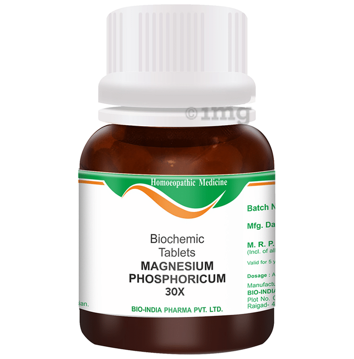 Bio India Magnesium Phosphoricum Biochemic Tablet 30X