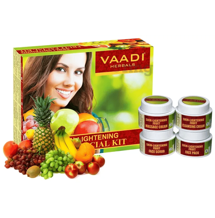 Vaadi Herbals Skin-Lightening Fruit Facial Kit 70gm