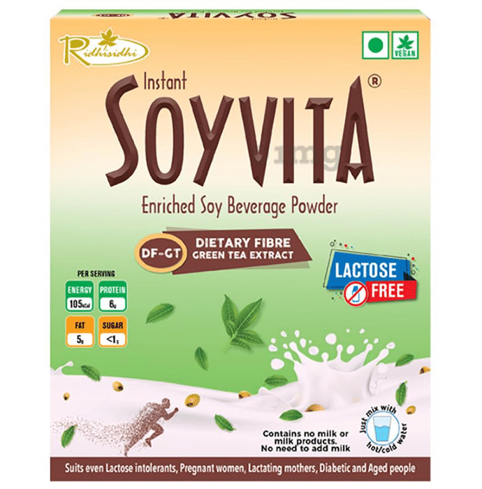 Soyvita Enriched Soy Beverage Powder Dietary Fiber Green Tea Extract