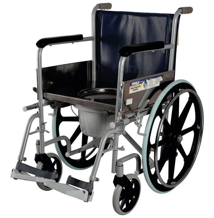 Vissco 969 Comfort Wheelchair with Commode Universal
