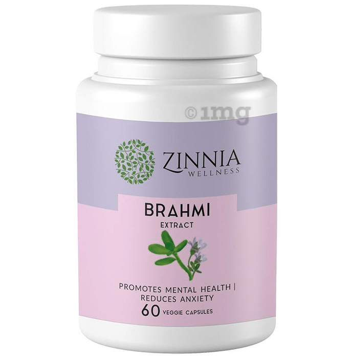 Zinnia Wellness Brahmi Extract Veggie Capsule