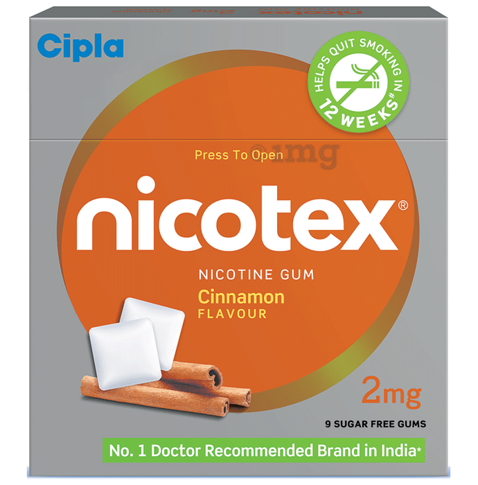 Nicotex Cinnamon Chewing Gums Cinnamon