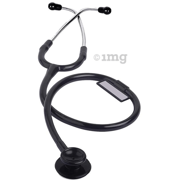 MCP Aluminium Perfect Al Black Matte Dual Head Acoustics Stethoscope