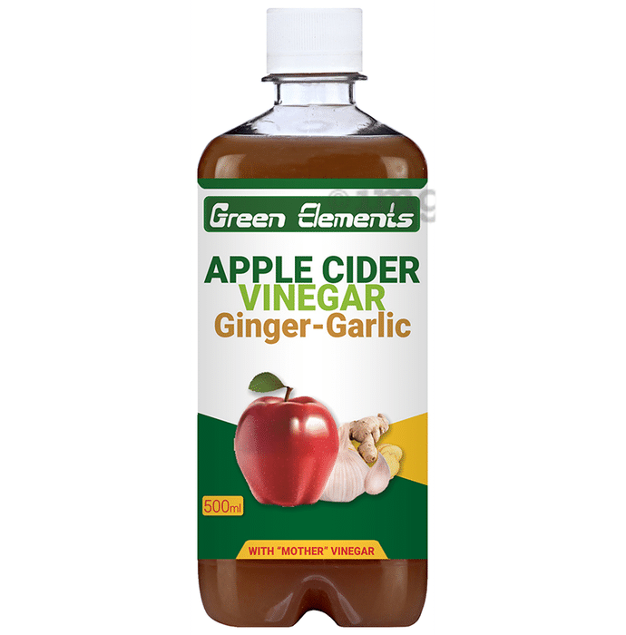 Green Elements Apple Cider Vinegar Ginger-Garlic with Mother Vinegar