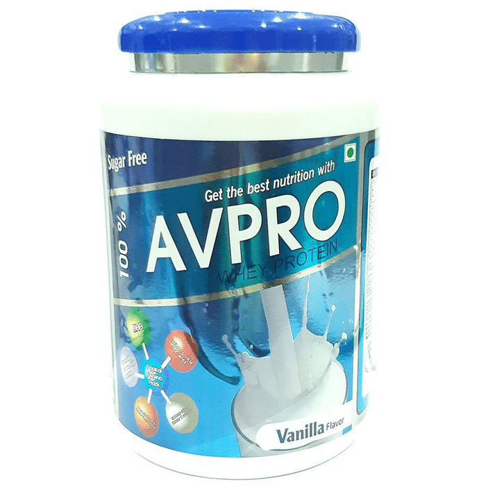 Avpro Whey Protein Powder Vanilla Sugar Free