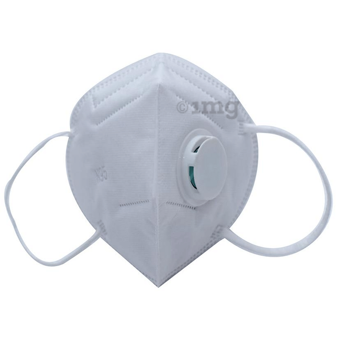 Ekana 5 Layer Filtration N95 Mask White with Respirator