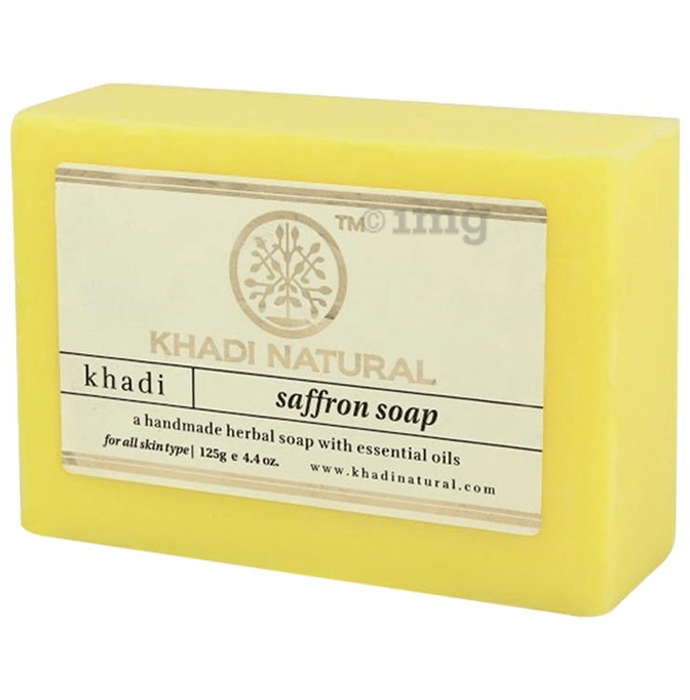 Khadi Naturals Ayurvedic Saffron Soap