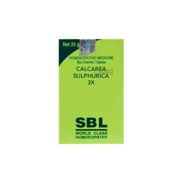 SBL Calcarea Sulphurica Biochemic Tablet 3X