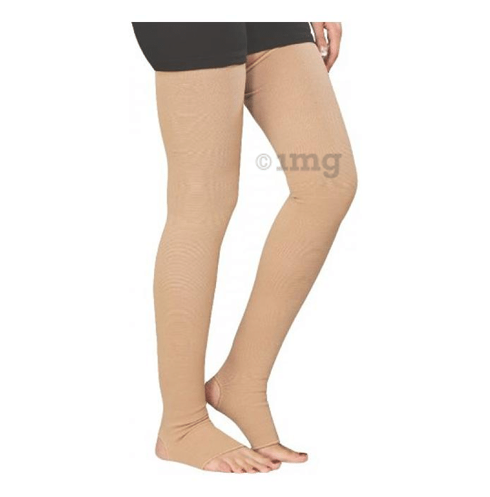 ISO Peach Thigh High Sock Leggings Size L or XL