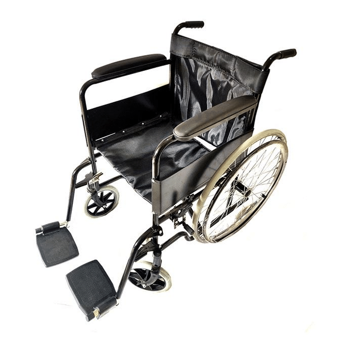 Sahyog Wellness BME 4611 Foldable Self Drive Wheelchair Regular Black
