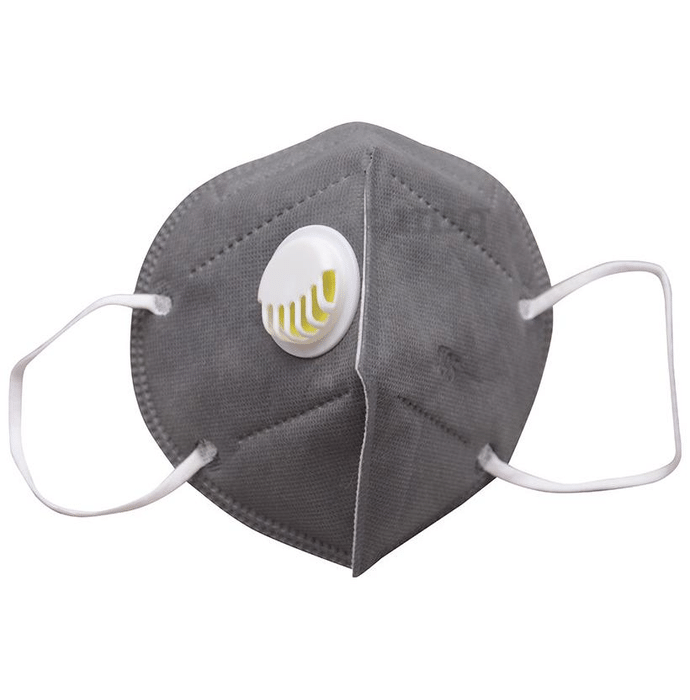 Lion Shield N95 PM2.5 Hepa-Mask free Comfort Band Grey