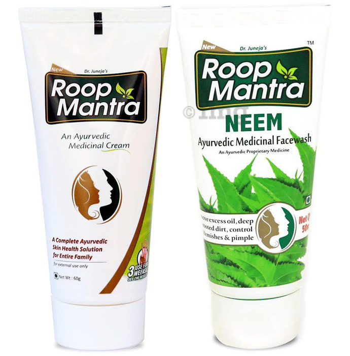 Roop Mantra  Combo Pack of Face Cream 60gm & Neem Face Wash 50ml