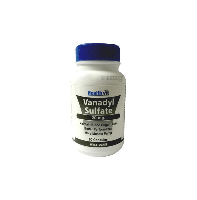HealthVit  Vanadyl Sulfate 20mg Capsule