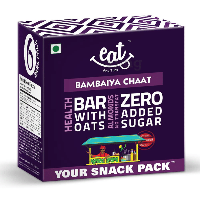Eat Anytime Healthy Energy Bar Bambaiya Chaat