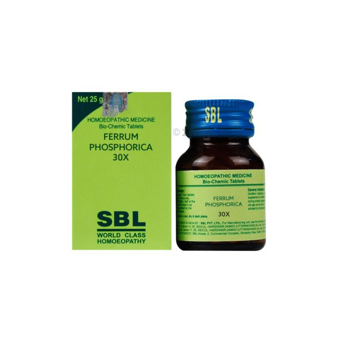 SBL Ferrum Phosphoricum Biochemic Tablet 30X