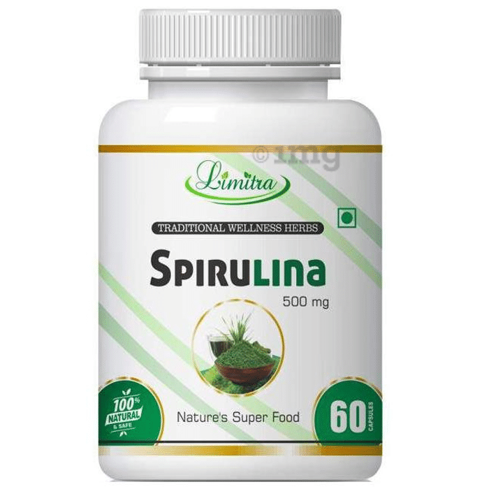 Limitra Spirulina 500mg Capsule