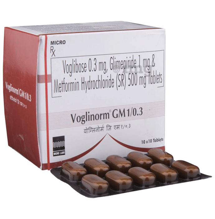 Voglinorm GM 1/0.3 Tablet SR