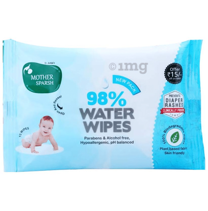 Mother Sparsh 98% Water Wipes