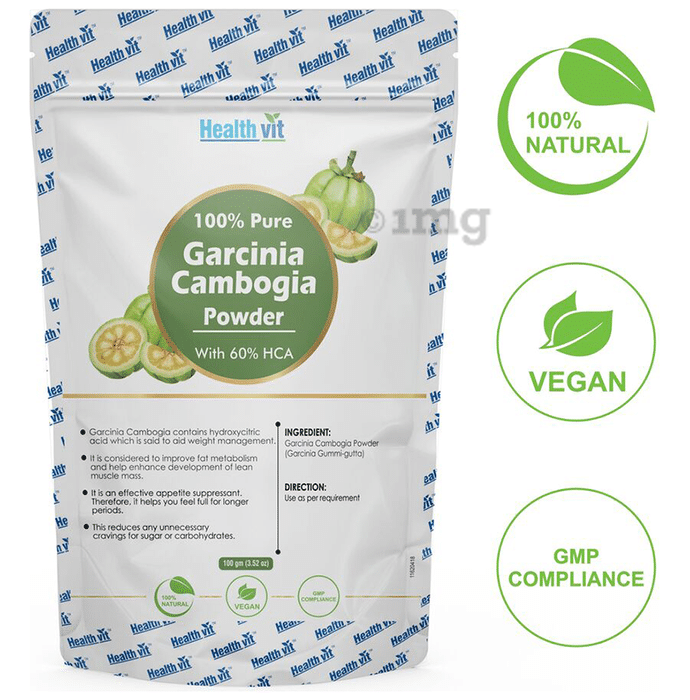 HealthVit Natural Garcinia Cambogia 60 % HCA Powder