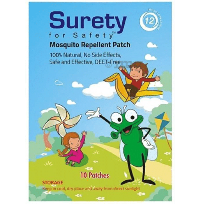 Surety for Safety Mosquito Repellent Patch