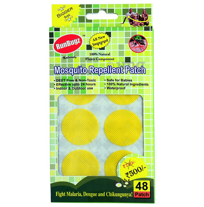 Runbugz Mosquito Repellent Patch Yellow