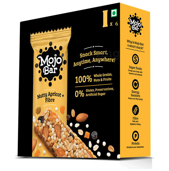 Mojo Bar Nutty Apricot and Fibre