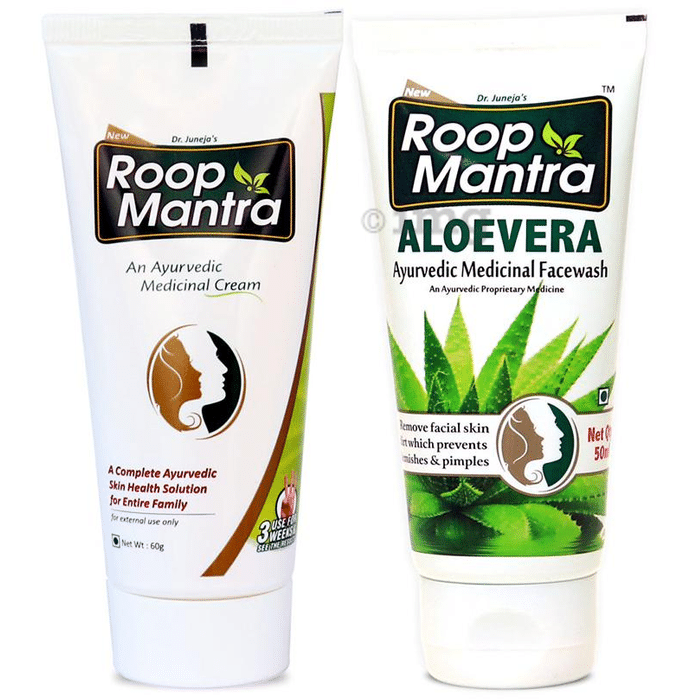 Roop Mantra  Combo Pack of Face Cream 60gm & Aloevera Face Wash 50ml
