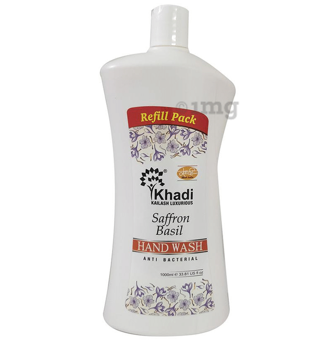Khadi Saffron Basil-Refill Pack Hand Wash
