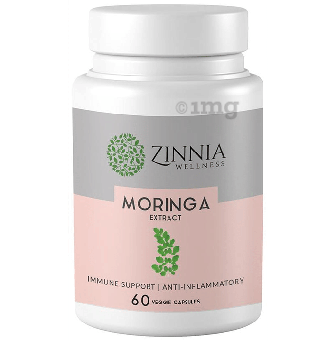 Zinnia Wellness Moringa Extract Veggie Capsule
