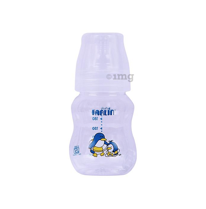 Farlin 200CC Wide Neck Feeding Bottle Blue