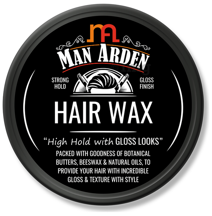 Man Arden Hair Wax High Hold with Gloss Looks