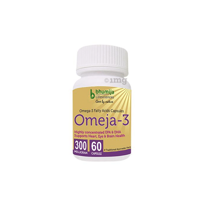 Bhumija Lifesciences Omeja-3 Omega-3 Fatty Acids 300mg Capsule