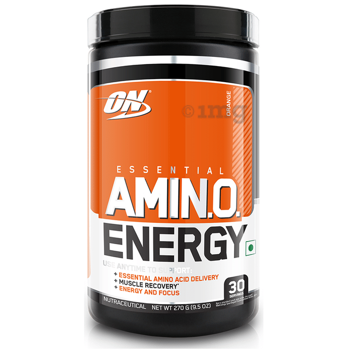 Optimum Nutrition (ON) Amino Energy Orange: Buy box of 270 gm ...