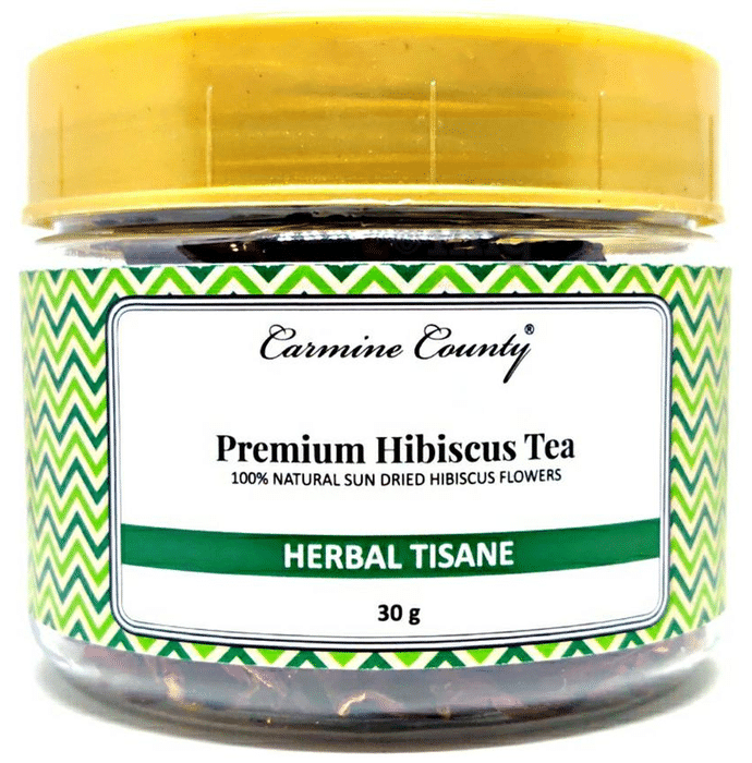Carmine County Herbal Tisane Tea Premium Hibiscus