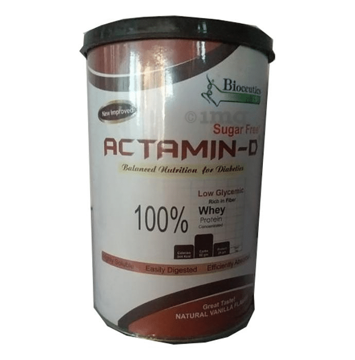 Actamin-D Sugar Free Powder Natural Vanilla