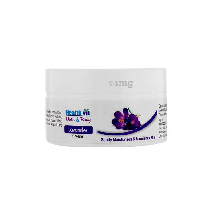 HealthVit Bath & Body Lavender Cream