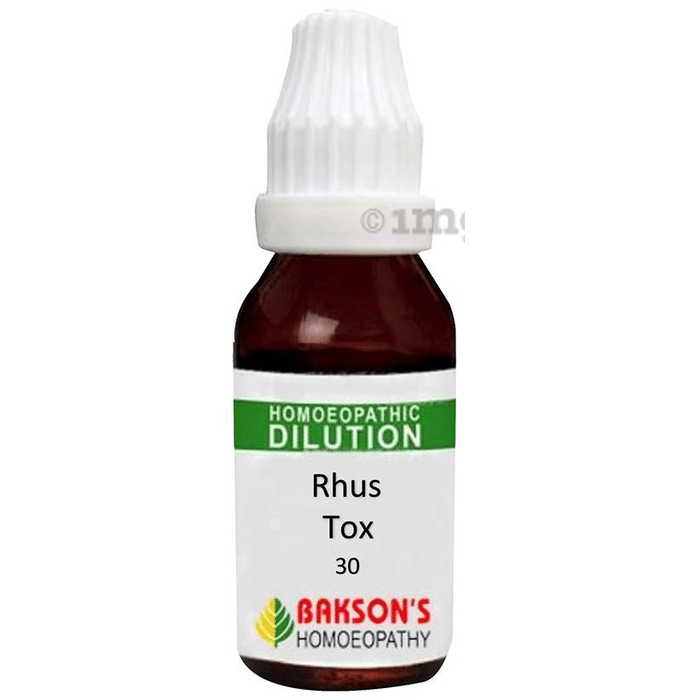 Bakson's Homeopathy Rhus Tox Dilution 30 CH